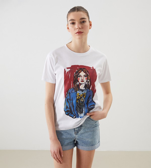 اٍل سي واي كيكي اٍل سي واي كيكي - أبيض Short Sleeve T-Shirts