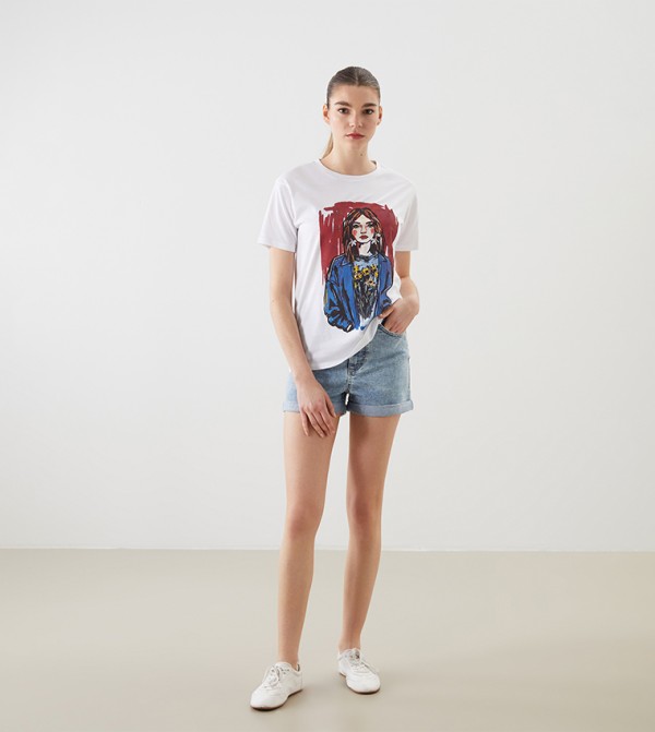 اٍل سي واي كيكي اٍل سي واي كيكي - أبيض Short Sleeve T-Shirts
