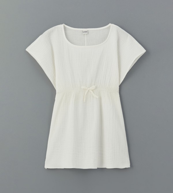 اٍل سي واي كيكي  فساتين - أبيض فستان كاجوال 