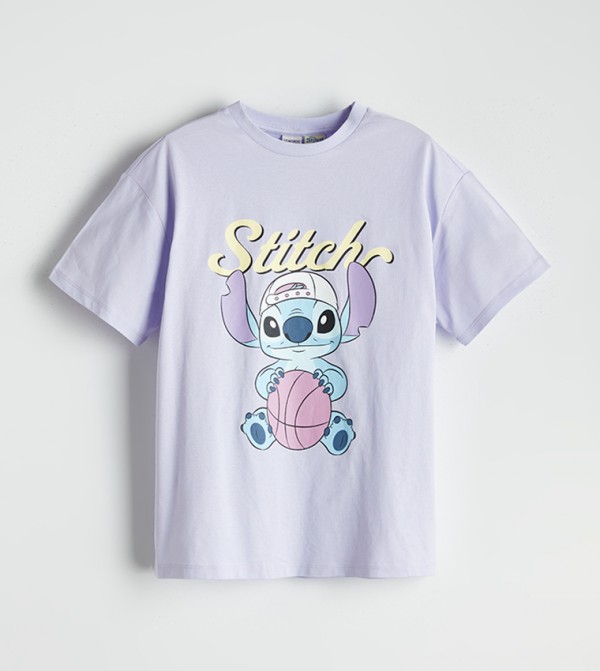 LC Waikiki  T-shirts - Lilac T-shirts