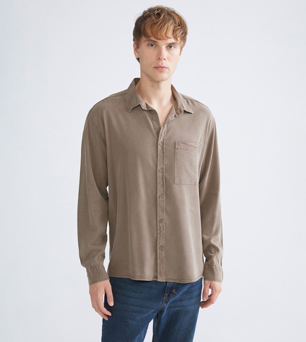 LC Waikiki  party-edit - Brown Long Sleeves