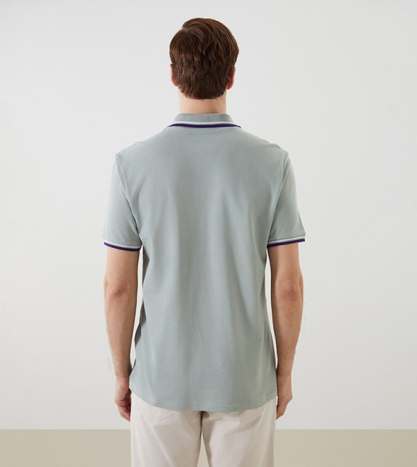 LC Waikiki T-Shirts - Green Polo T-shirts