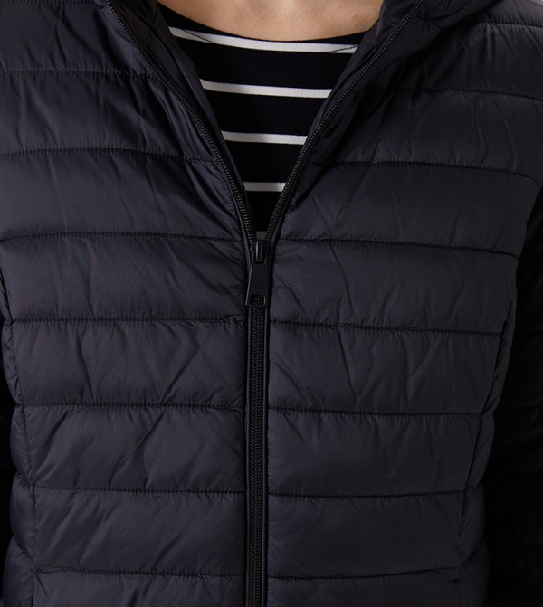 LC Waikiki  Puffer & Quilted Jackets - Black Puffer & Quilted Jackets