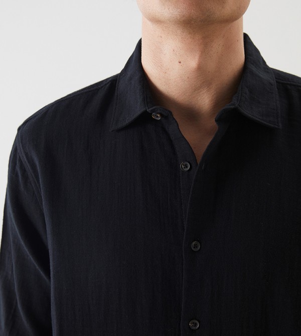 LC Waikiki  Shirts - Black Long Sleeves