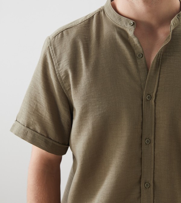 اٍل سي واي كيكي  ملابس - كاكي Short Sleeves