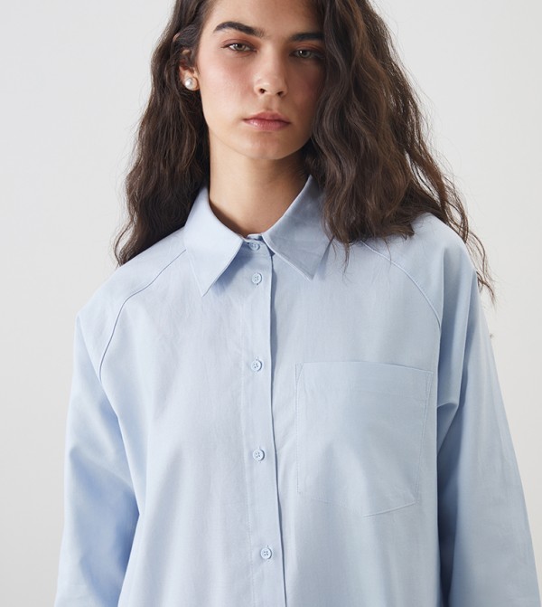 LC Waikiki  Clothing - Blue Shirts