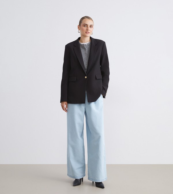 LC Waikiki LC Waikiki - Blue Wide Leg Jeans