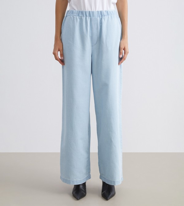 LC Waikiki LC Waikiki - Blue Wide Leg Jeans