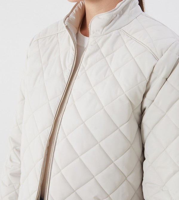 LC Waikiki LC Waikiki - Beige Puffer & Quilted Jackets