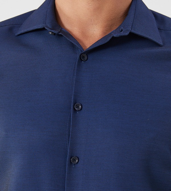 LC Waikiki  Formal Shirts - Blue Long Sleeves