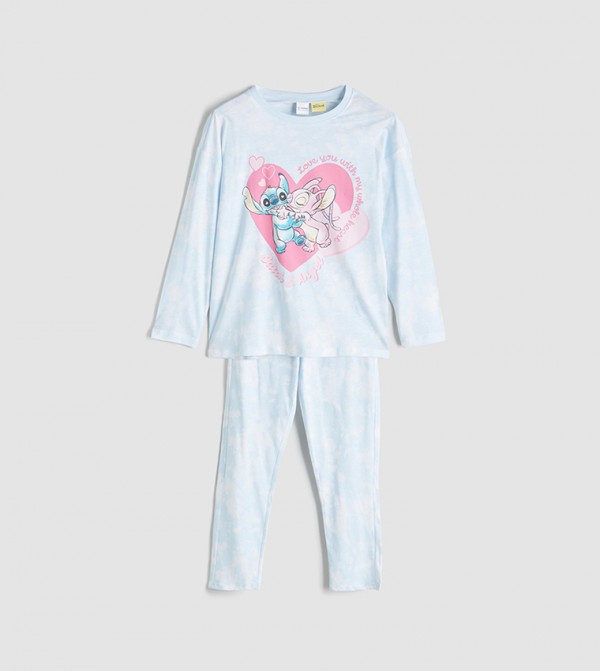 LC Waikiki  Nightwear - Blue Top & Pyjama Sets