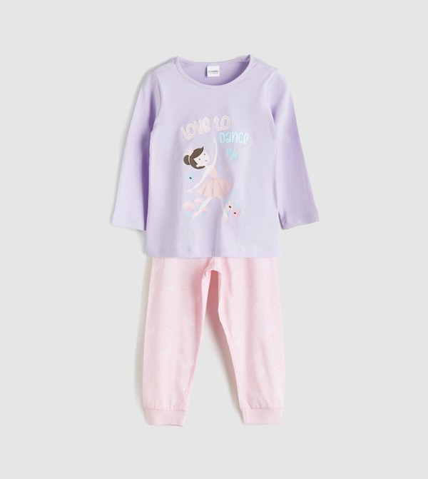 اٍل سي واي كيكي  أطقم بيجاما - أرجواني مجموعات بلايز وبيجامة