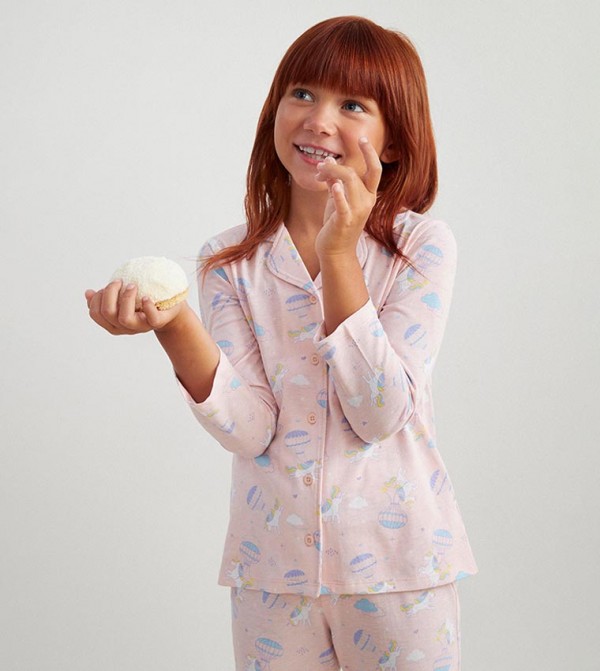 LC Waikiki LC Waikiki - Pink Top & Pyjama Sets