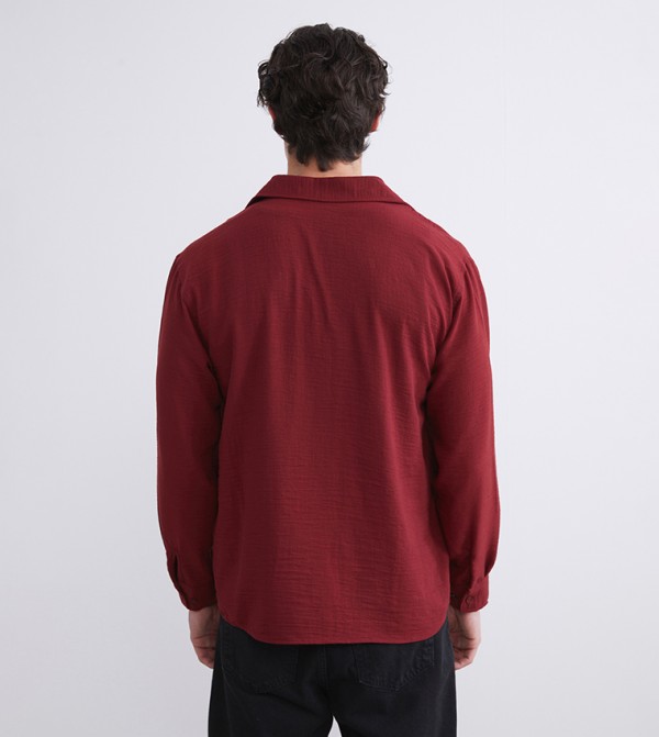 LC Waikiki Shirts - Red Long Sleeves