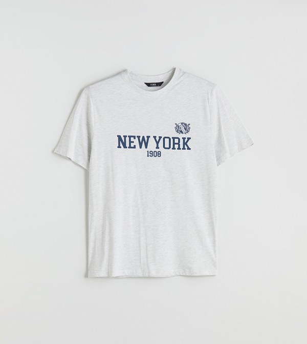 اٍل سي واي كيكي  تيشرتات وبلايز - أبيض Round Neck T-Shirts