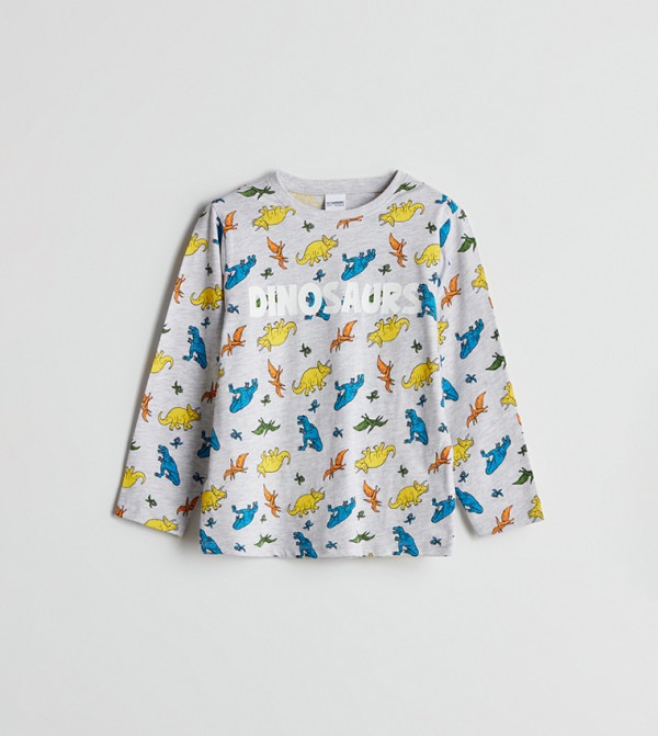 LC Waikiki  comfy-edit - Grey Top & Pyjama Sets