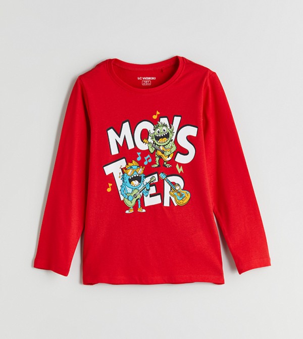 اٍل سي واي كيكي  ملابس - أحمر مجموعات بلايز وبيجامة