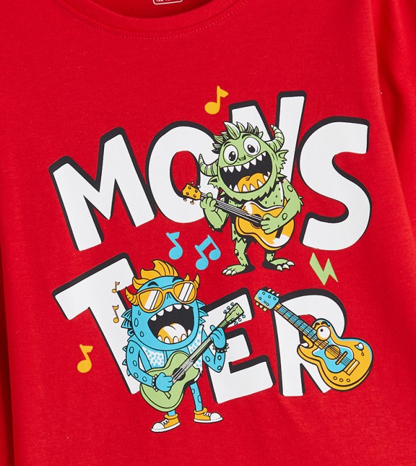 اٍل سي واي كيكي  ملابس - أحمر مجموعات بلايز وبيجامة