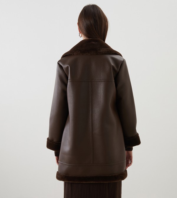 اٍل سي واي كيكي جاكيتات ومعاطف - بني جاكيتات كاجوال