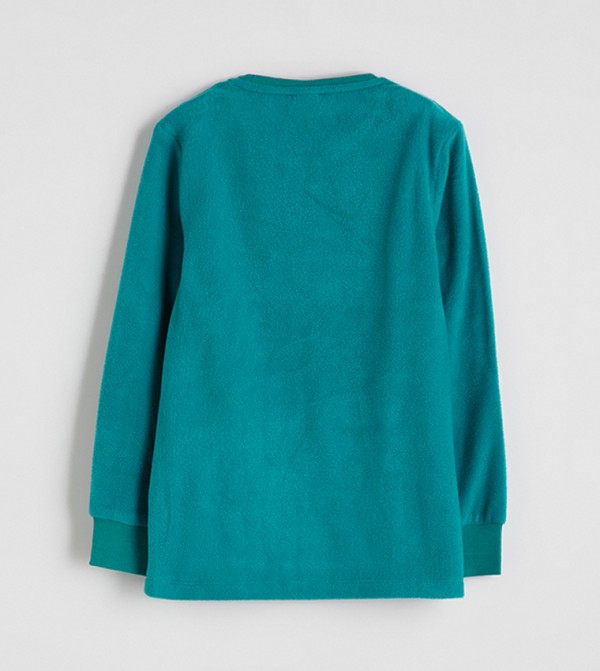 اٍل سي واي كيكي  ملابس نوم - أزرق مخضر مجموعات بلايز وبيجامة