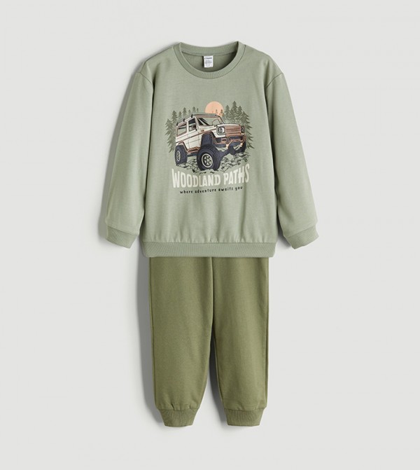 اٍل سي واي كيكي  ملابس - أخضر "مجموعات الملابس "