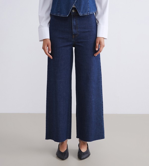 LC Waikiki LC Waikiki - Blue Wide Leg Jeans