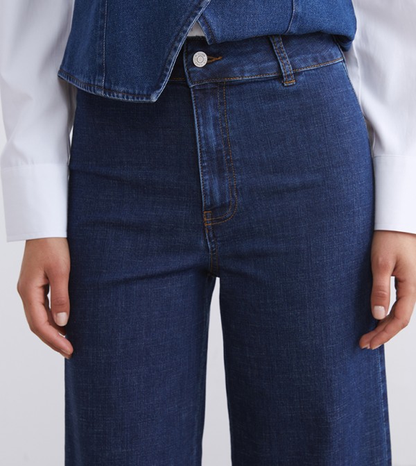 LC Waikiki LC Waikiki - Blue Wide Leg Jeans