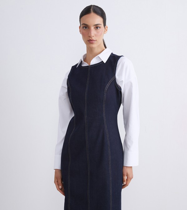 LC Waikiki  Dresses - Navy Maxi Dresses