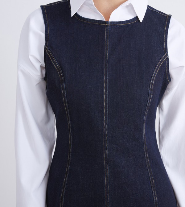 LC Waikiki  Dresses - Navy Maxi Dresses