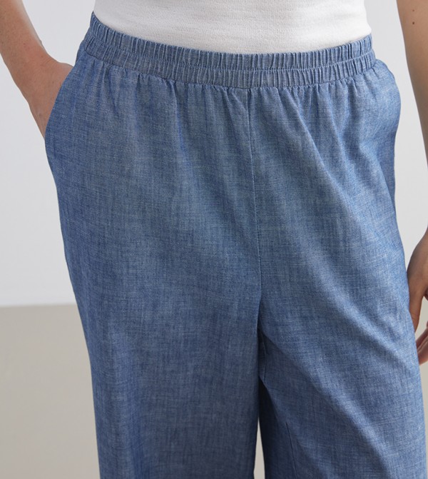 LC Waikiki LC Waikiki - Blue Wide Leg Jeans