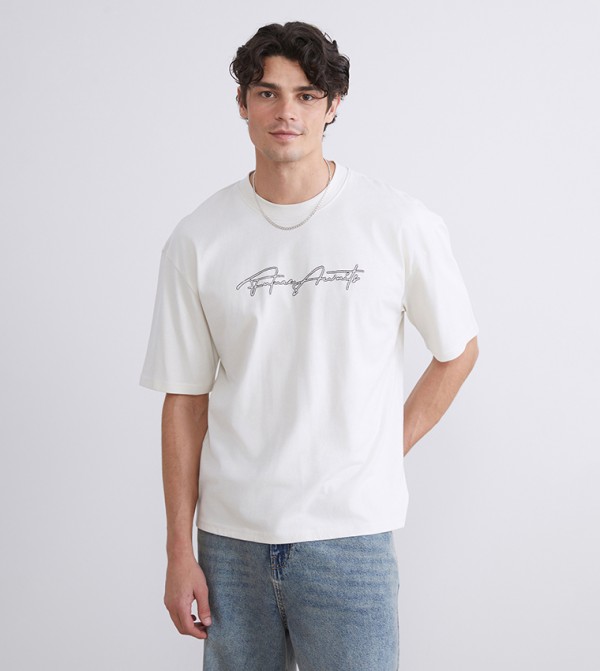LC Waikiki LC Waikiki - White Round Neck T-Shirts