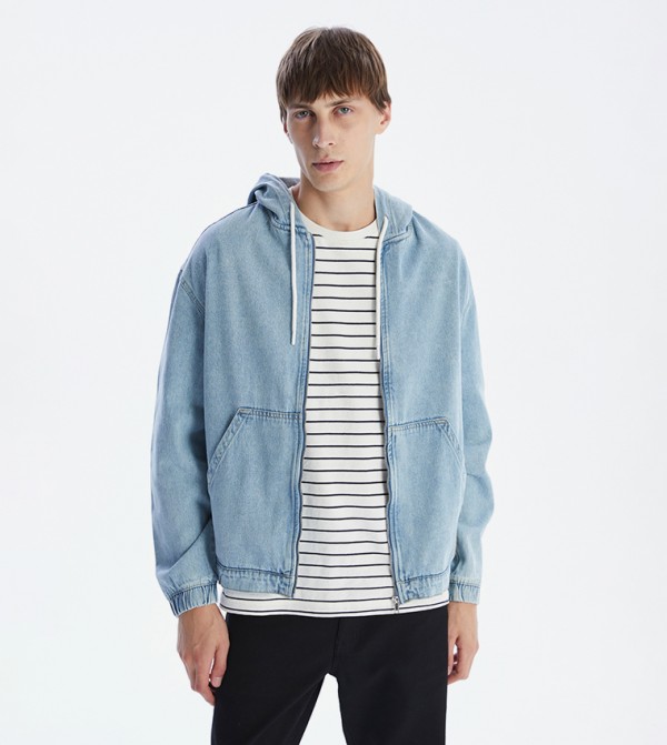 LC Waikiki  Denim Jackets - Blue Denim Jackets