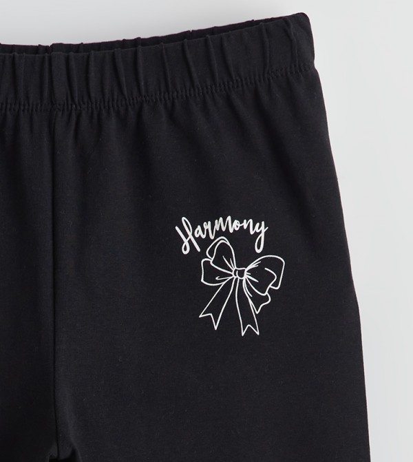 LC Waikiki  Bottomwear - Black leggings