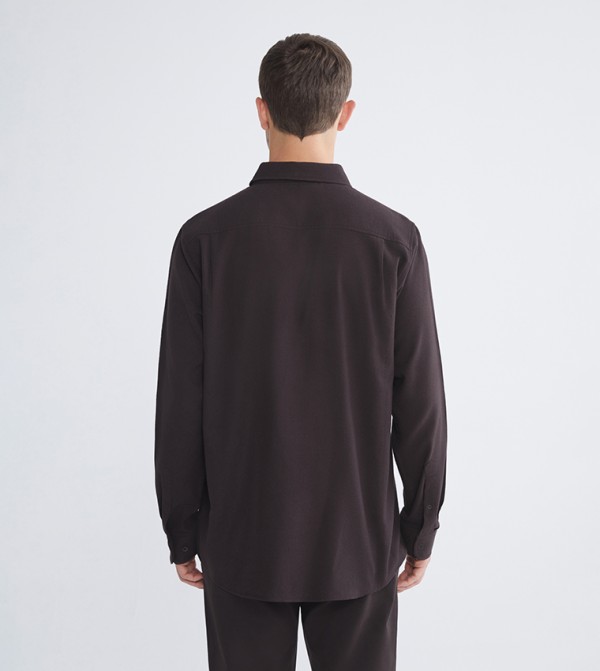 LC Waikiki Shirts - Brown Long Sleeves