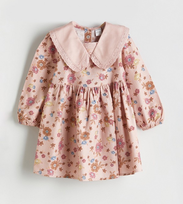 اٍل سي واي كيكي  ملابس - بيج فاتح  فستان كاجوال 