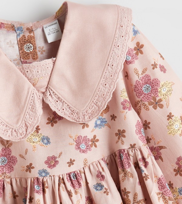 اٍل سي واي كيكي  ملابس - بيج فاتح  فستان كاجوال 