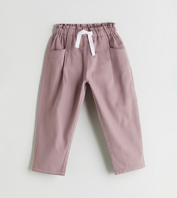 LC Waikiki  Bottomwear - Mauve Trousers & Pants