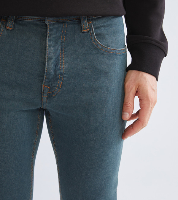 LC Waikiki  Jeans - Light Green Slim Jeans