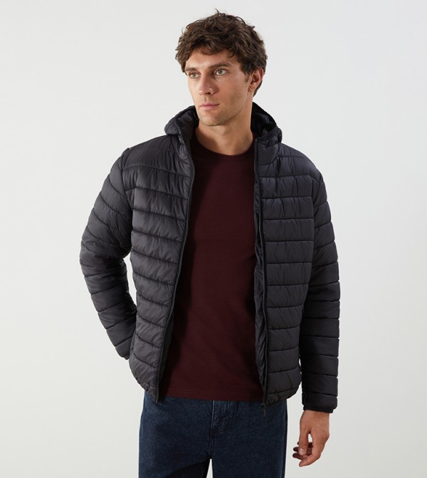 LC Waikiki  Jackets & Coats - Black Puffer Jackets