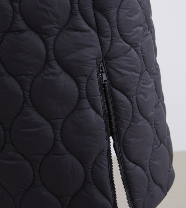 LC Waikiki  Puffer & Quilted Jackets - Black Puffer & Quilted Jackets