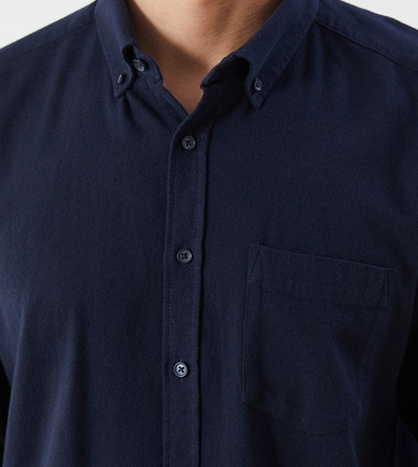 LC Waikiki  Shirts - Navy Long Sleeves