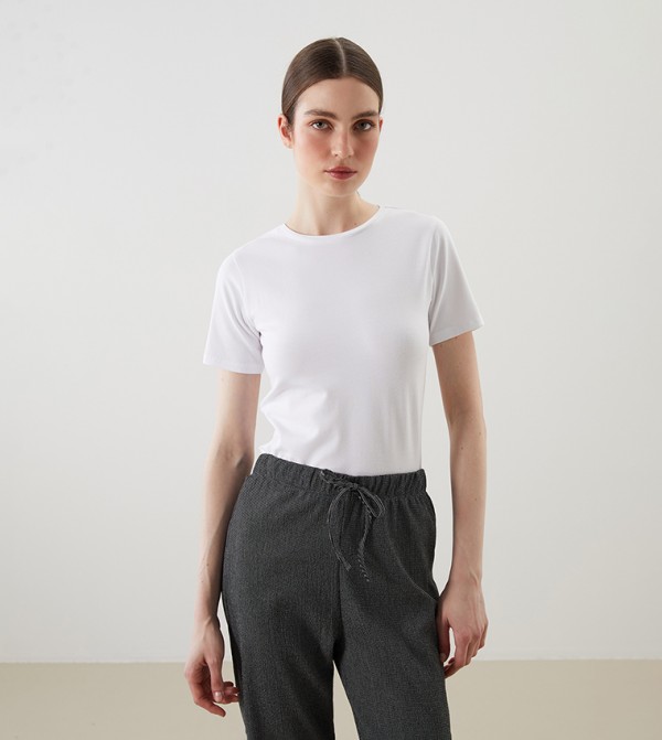 اٍل سي واي كيكي  تيشيرتات - أبيض  Short Sleeve T-Shirts