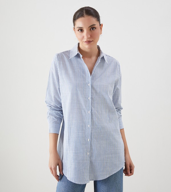 اٍل سي واي كيكي  ملابس - أزرق قمصان