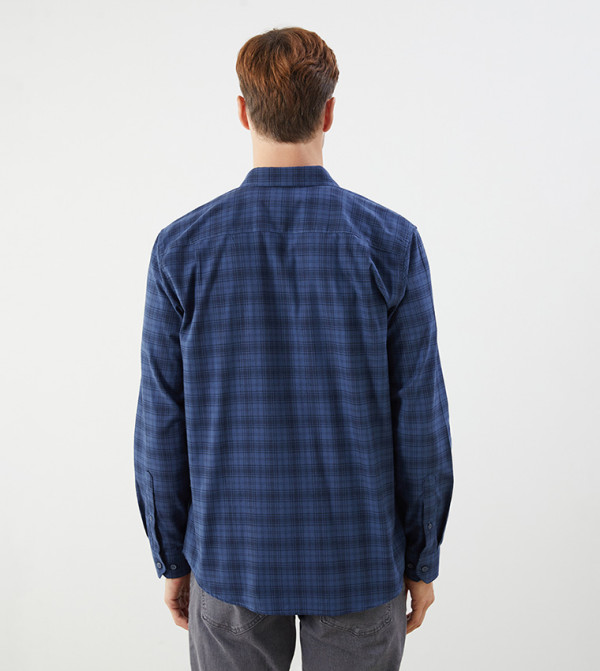 LC Waikiki Shirts - Blue Long Sleeves