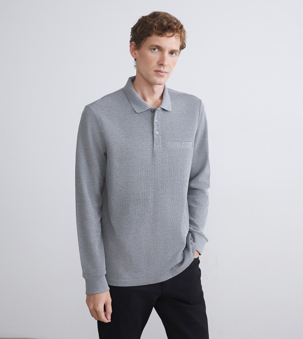 LC Waikiki  Hoodies & Sweatshirts - Grey Sweatshirts