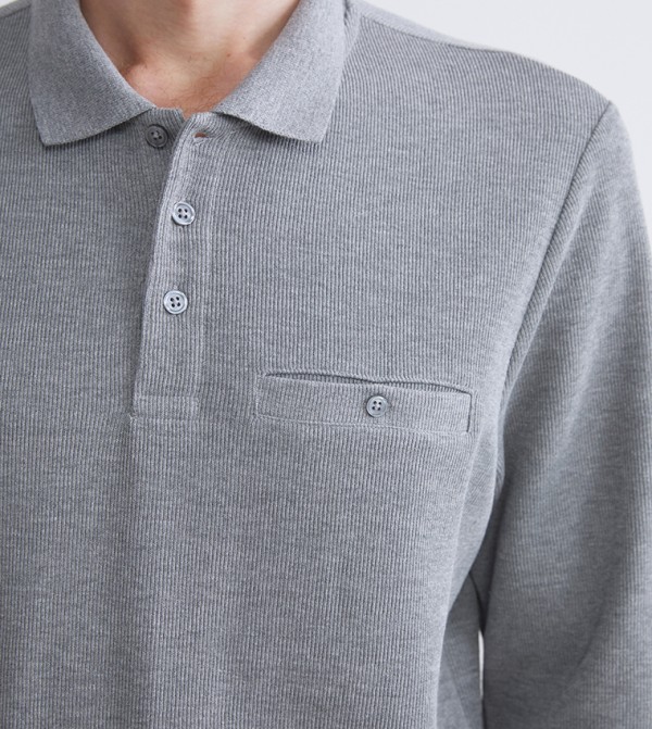 LC Waikiki  Hoodies & Sweatshirts - Grey Sweatshirts