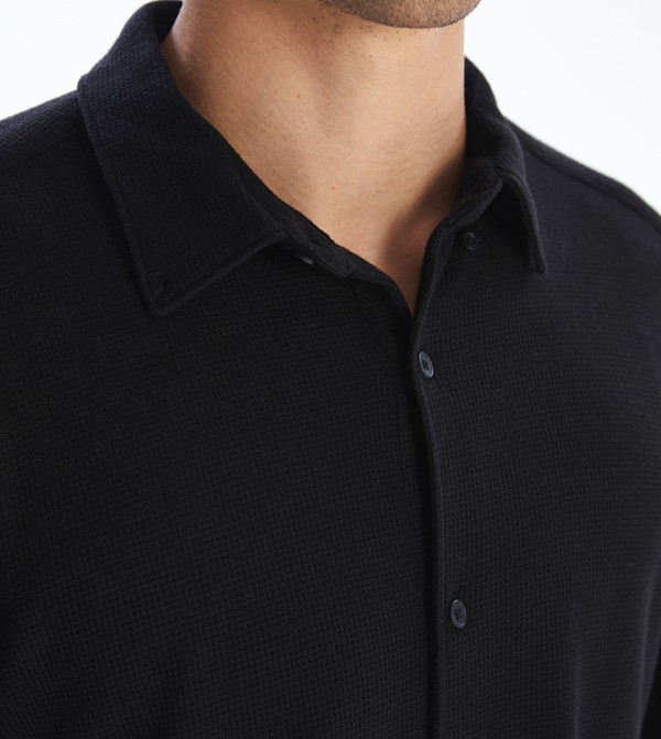 اٍل سي واي كيكي  قمصان - أسود Long Sleeves