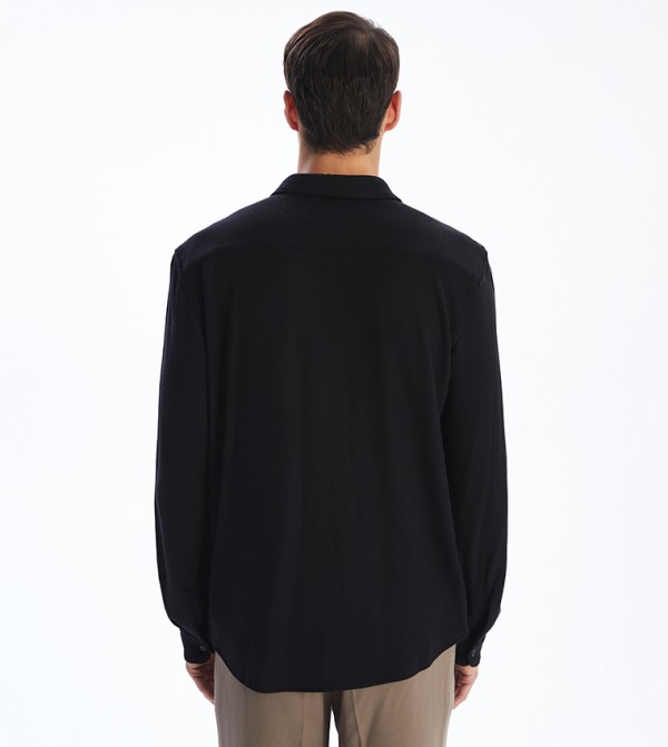 اٍل سي واي كيكي  قمصان - أسود Long Sleeves