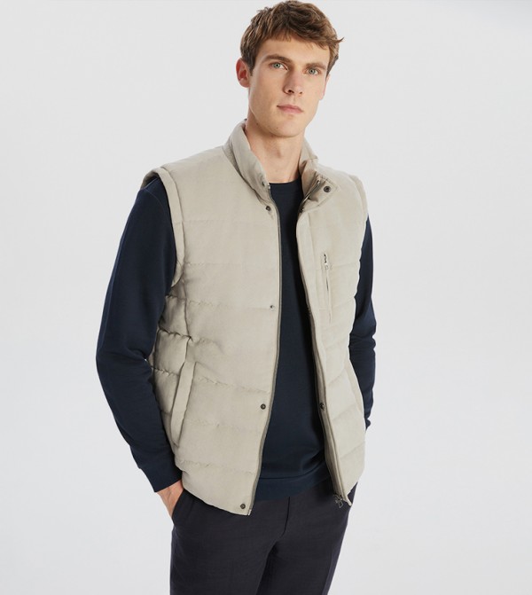 LC Waikiki  Puffer Jackets - STONE Puffer Jackets