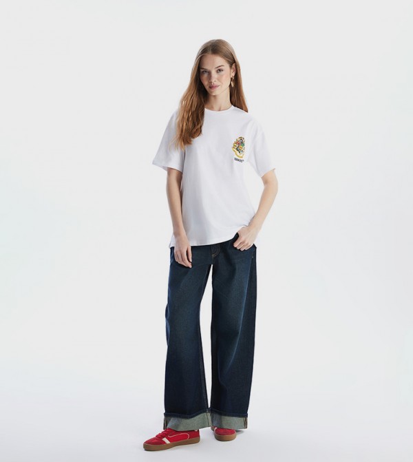 اٍل سي واي كيكي  - أبيض Short Sleeve T-Shirts